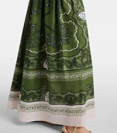 La DoubleJ Viviana printed cotton muslin maxi dress | Thumbnail 6