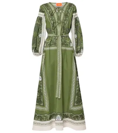 La DoubleJ Viviana printed cotton muslin maxi dress | Thumbnail 1