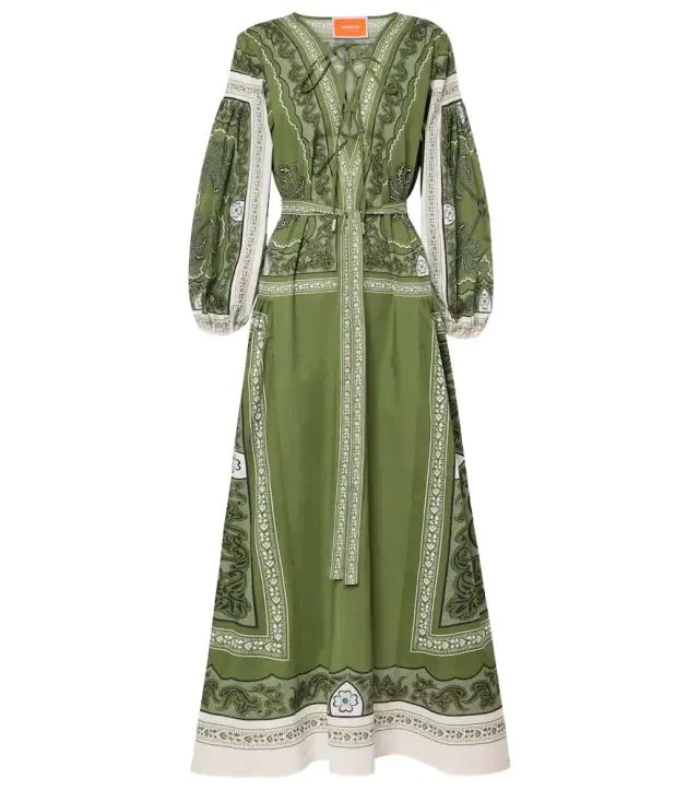 La DoubleJ Viviana printed cotton muslin maxi dress