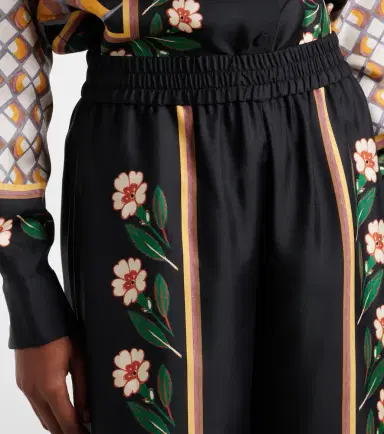 La DoubleJ Dazed Placée silk twill palazzo pants | Thumbnail 2