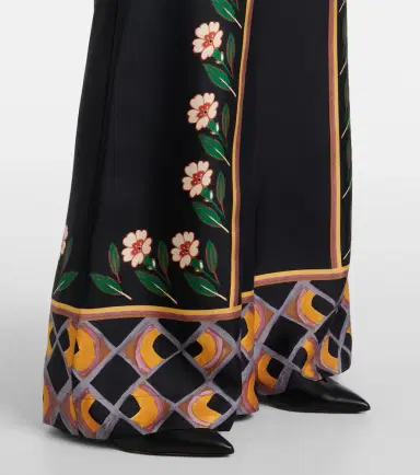 La DoubleJ Dazed Placée silk twill palazzo pants | Thumbnail 3