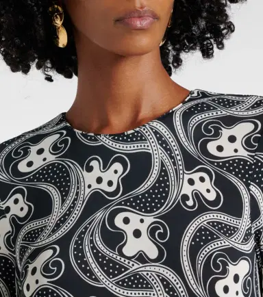 La DoubleJ Swing printed jersey maxi dress | Thumbnail 6