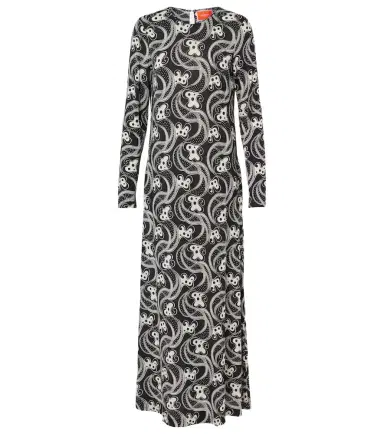 La DoubleJ Swing printed jersey maxi dress | Thumbnail 1