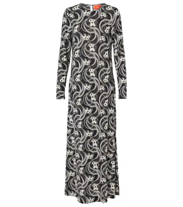La DoubleJ Swing printed jersey maxi dress