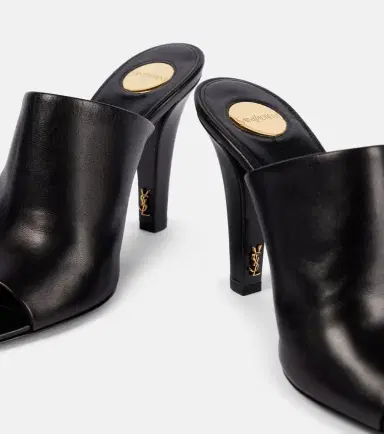 Saint Laurent Jill 95 leather mules | Thumbnail 4 Saint Laurent Jill 95 leather mules | Thumbnail 4