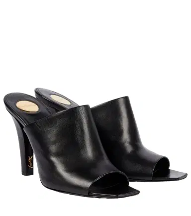 Saint Laurent Jill 95 leather mules | Thumbnail 1 Saint Laurent Jill 95 leather mules | Thumbnail 1