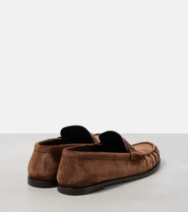 Saint Laurent Laurent suede penny loafers | Thumbnail 3