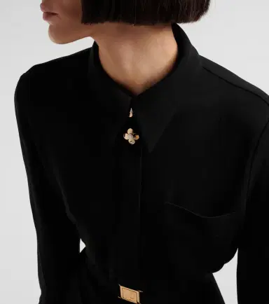 Tory Burch Belted jersey shirtdress | Thumbnail 2