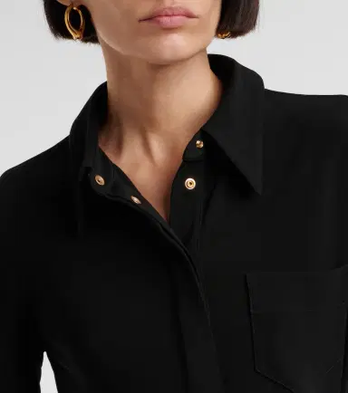 Tory Burch Belted jersey shirtdress | Thumbnail 3