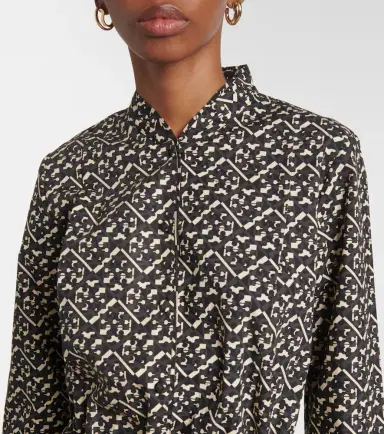 Tory Burch Printed cotton poplin shirt dress | Thumbnail 4