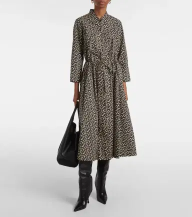Tory Burch Printed cotton poplin shirt dress | Thumbnail 5