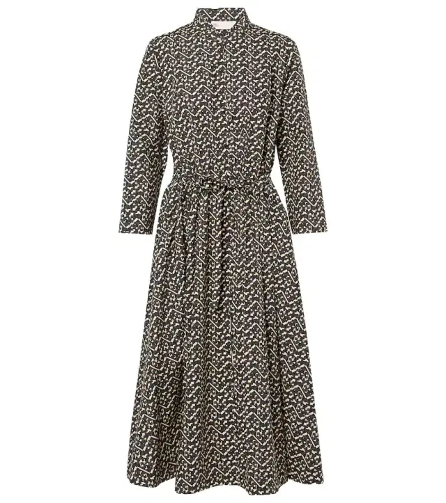 Tory Burch Printed cotton poplin shirt dress