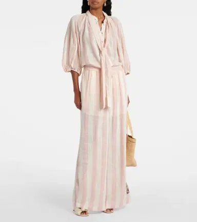 Zimmermann Acacia striped wide-leg pants | Thumbnail 2