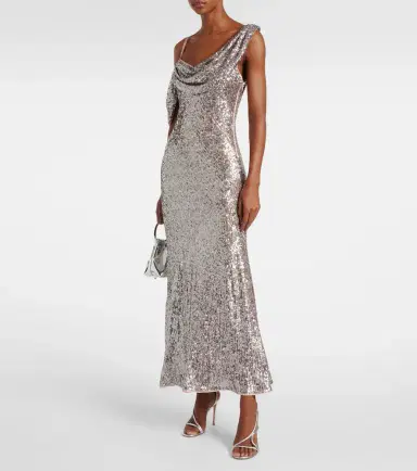 Diane von Furstenberg Joaquin sequined maxi dress | Thumbnail 4