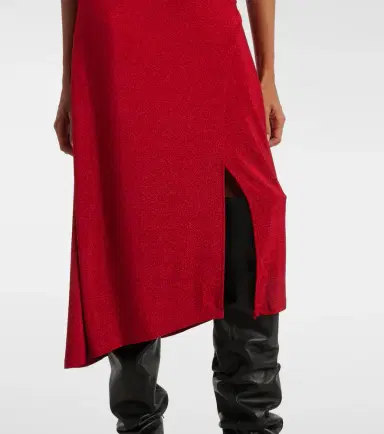 Diane von Furstenberg Agustin lamé midi dress | Thumbnail 5