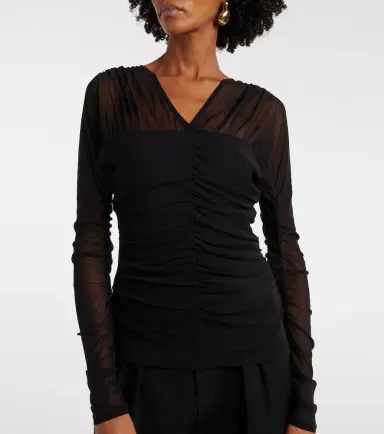 Diane von Furstenberg Eli mesh top | Thumbnail 3