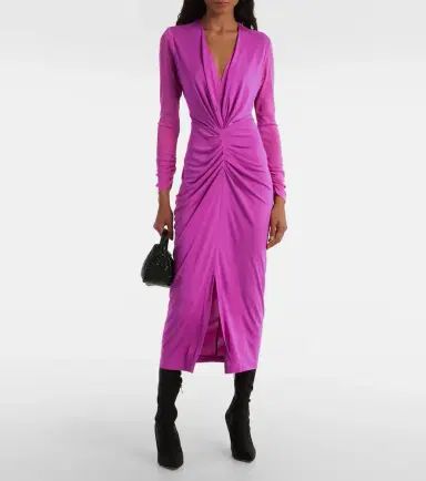 Diane von Furstenberg Hades gathered jersey midi dress | Thumbnail 2
