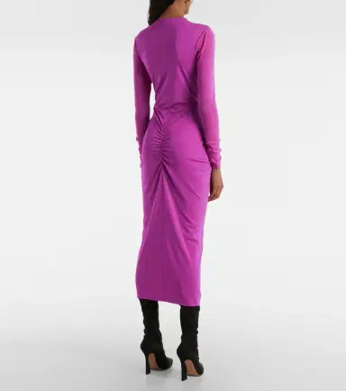 Diane von Furstenberg Hades gathered jersey midi dress | Thumbnail 3
