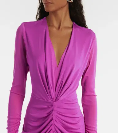 Diane von Furstenberg Hades gathered jersey midi dress | Thumbnail 5