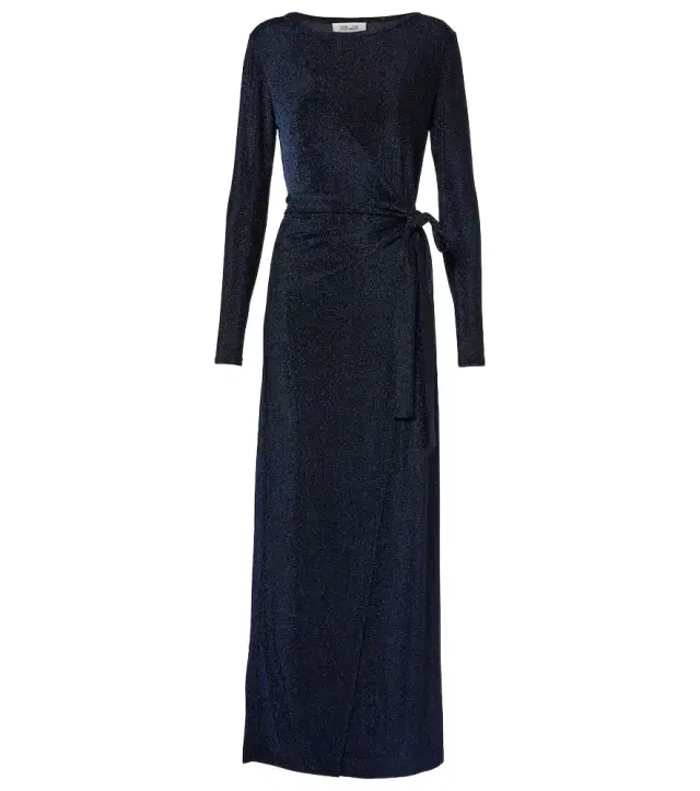 Diane von Furstenberg Simona lamé wrap dress