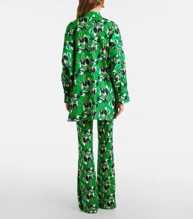 Diane von Furstenberg Caleb printed cotton blouse | Thumbnail 2
