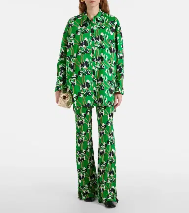 Diane von Furstenberg Caleb printed cotton blouse | Thumbnail 5