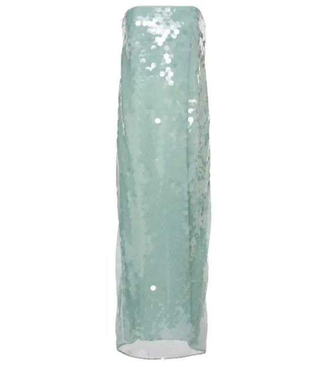 Staud Casey sequined strapless maxi dress