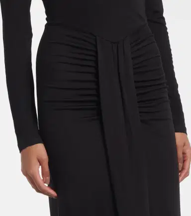 Staud Ruched jersey midi dress | Thumbnail 4