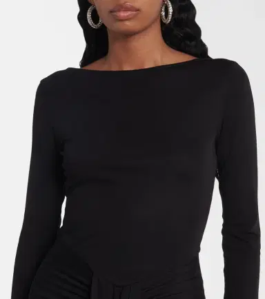 Staud Ruched jersey midi dress | Thumbnail 6