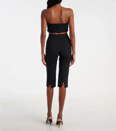 Staud Palladium strapless crop top | Thumbnail 3