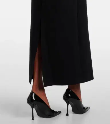 Staud Hawthorne taffeta-trimmed maxi dress | Thumbnail 6