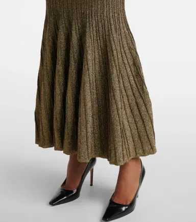 Staud Raquel lamé maxi dress | Thumbnail 6