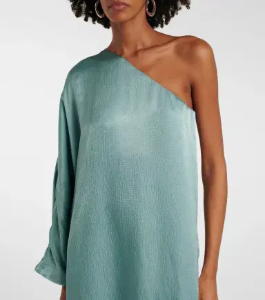 Staud Sonia one-shoulder satin maxi dress | Thumbnail 6