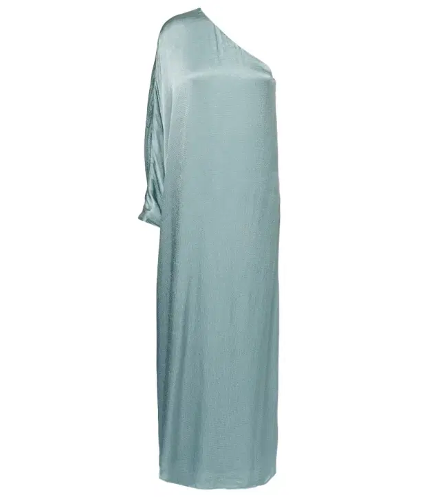 Staud Sonia one-shoulder satin maxi dress