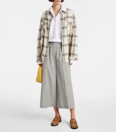 God's True Cashmere Moon plaid cashmere shirt | Thumbnail 2