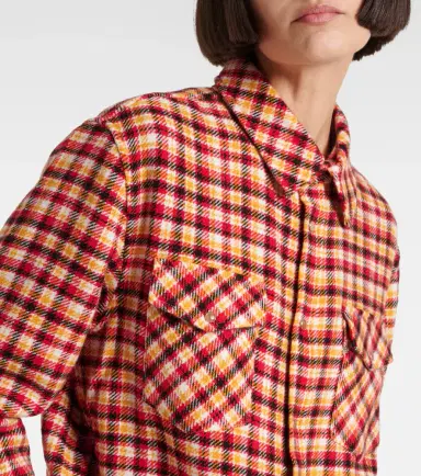 God's True Cashmere Time plaid cashmere shirt | Thumbnail 5