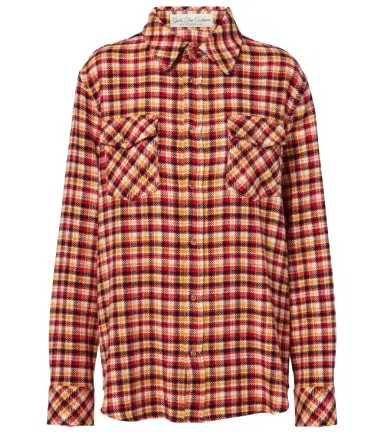 God's True Cashmere Time plaid cashmere shirt | Thumbnail 1