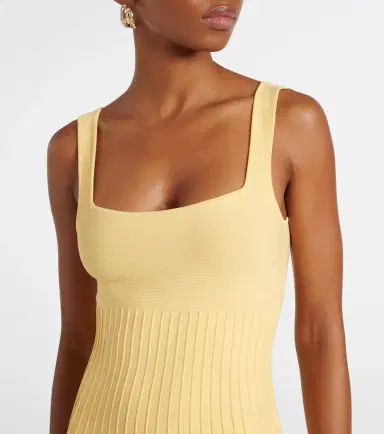Staud Ellison pleated midi dress | Thumbnail 2
