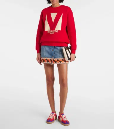 Valentino Garavani Upvillage VLogo suede sneakers | Thumbnail 5