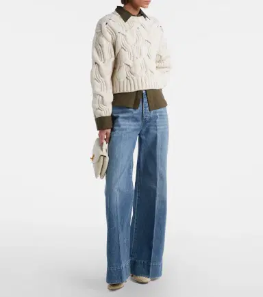 Bottega Veneta High-rise wide-leg jeans | Thumbnail 2