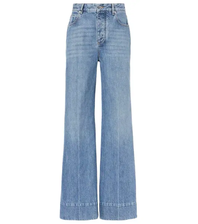 Bottega Veneta High-rise wide-leg jeans
