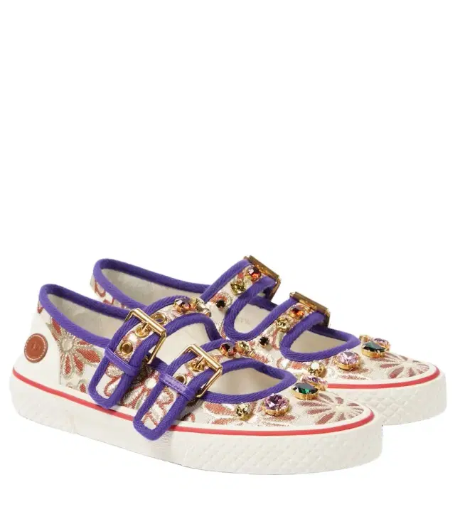 Valentino Garavani Dollyboard floral Mary Jane sneakers