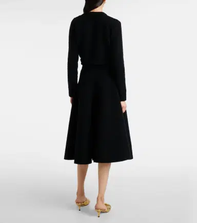 Bottega Veneta Wool midi skirt | Thumbnail 3 Bottega Veneta Wool midi skirt | Thumbnail 3