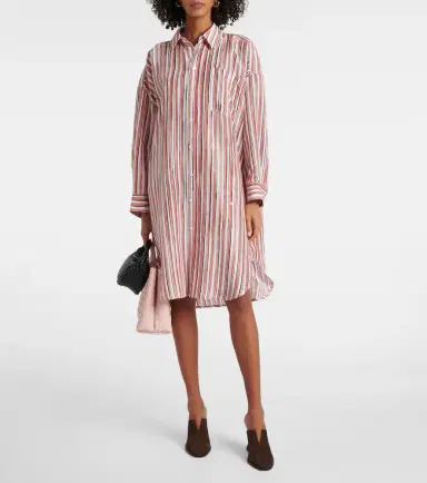 Bottega Veneta Silk midi dress | Thumbnail 4 Bottega Veneta Silk midi dress | Thumbnail 4