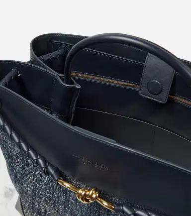Bottega Veneta Andiamo Large denim tote bag | Thumbnail 2