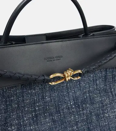 Bottega Veneta Andiamo Large denim tote bag | Thumbnail 3
