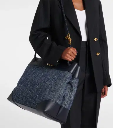 Bottega Veneta Andiamo Large denim tote bag | Thumbnail 5