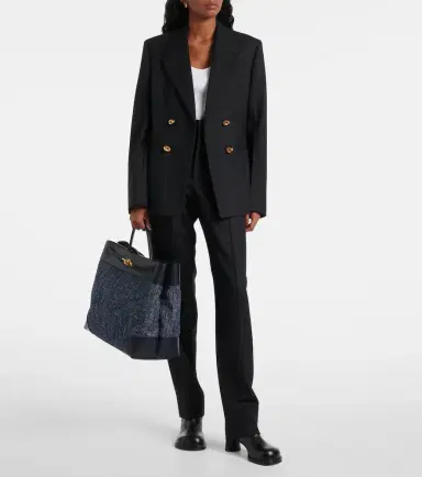 Bottega Veneta Andiamo Large denim tote bag | Thumbnail 6