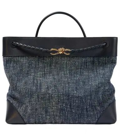 Bottega Veneta Andiamo Large denim tote bag | Thumbnail 1