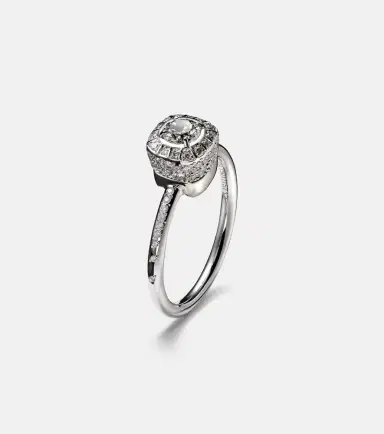 Pomellato Nudo Petit 18kt white gold ring with diamonds | Thumbnail 2 Pomellato Nudo Petit 18kt white gold ring with diamonds | Thumbnail 2